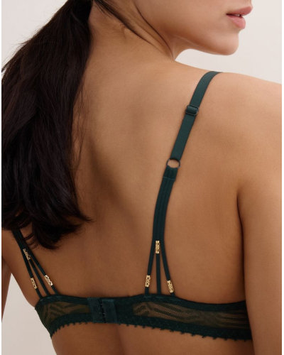 Soutien-gorge triangle armatures Aubade Vibes (Mysterious Green)