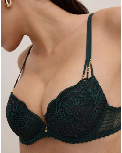 Plunge Molded Cup Bra Aubade Vibes (Mysterious Green)