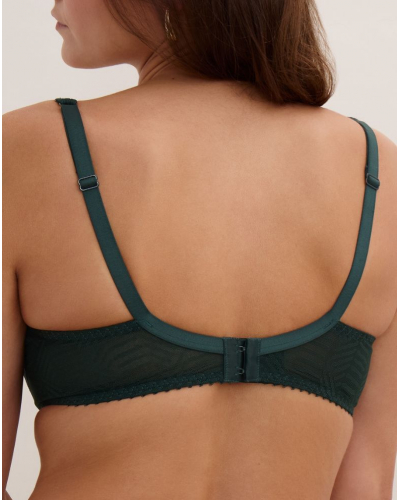 Soutien-gorge emboitant foulard Aubade Vibes (Mysterious Green)