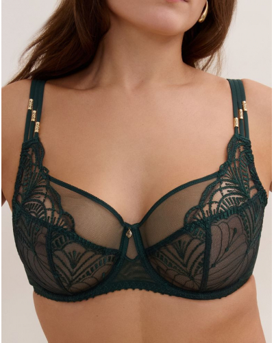 Soutien-gorge emboitant foulard Aubade Vibes (Mysterious Green)