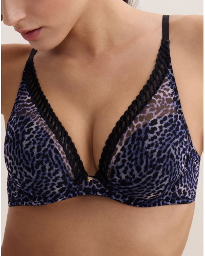 Underwired Triangle Bra Aubade Vibrant Emotion (Wild Side)