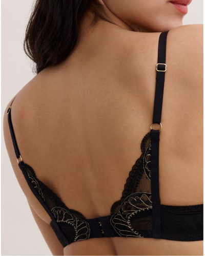 Sujetador plunge foulard Aubade Splendor of Senses (Hypnotic Black)