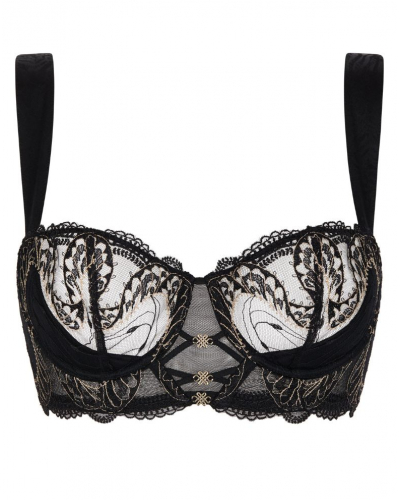 Soutien-gorge bustier Aubade Splendor of senses (Hypnotic Black)