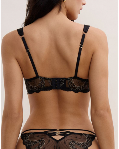 Sujetador bustier Aubade Splendor of Senses (Hypnotic Black)