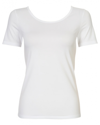 T-shirt manches courtes Calida Natural Comfort (Blanc)