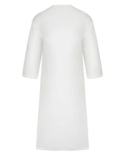 Beach tunic in cotton and silk Lise Charmel Voyage d'Eté (White)