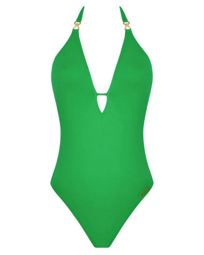 Traje de baño una pieza seducción Lise Charmel Sillage Couture (Vert Sillage)