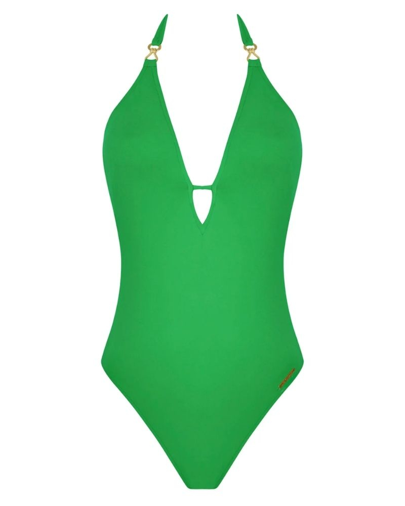 Maillot de bain une pièce nageur séduction Lise Charmel Sillage Couture (Vert Sillage)