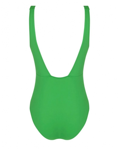 One-piece opened support swimsuit Lise Charmel Sillage Couture (Vert Sillage)