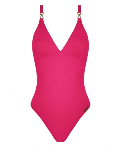 Maillot de bain une pièce maintien Lise Charmel Sillage Couture (Fuschia Sillage)