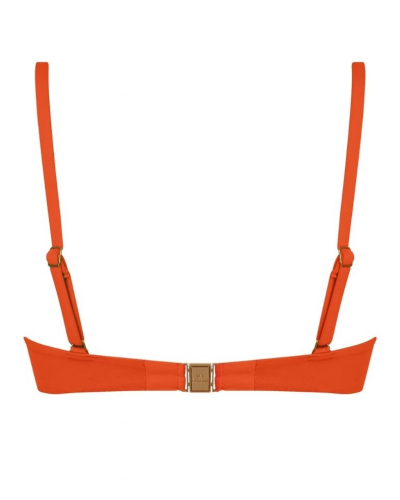 Padded bandeau bath bra Lise Charmel Sillage Couture (Orange Sillage)