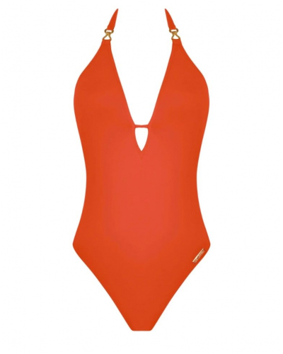 Maillot de bain une pièce nageur séduction Lise Charmel Sillage Couture (Orange Sillage)