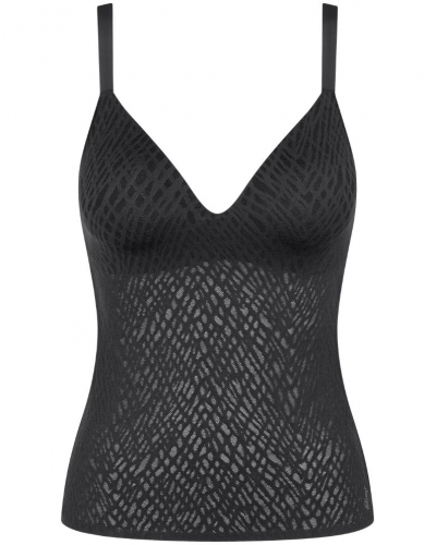 T-shirt push-up col V Sloggi Zero Feel Bliss (Noir)