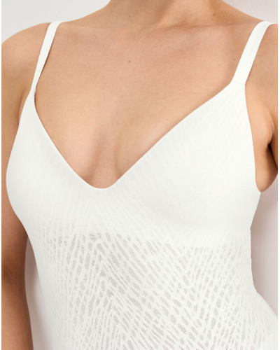 T-shirt push-up V-neck Sloggi Zero Feel Bliss (Silk White)