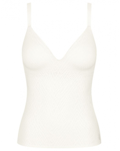 T-shirt push-up V-neck Sloggi Zero Feel Bliss (Silk White)