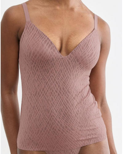 T-shirt push-up col V Sloggi Zero Feel Bliss (Cacao)