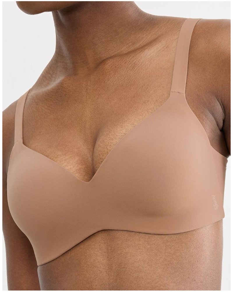 Push-up bralette wireless Sloggi Zero Feel (Nostlagic Brown)