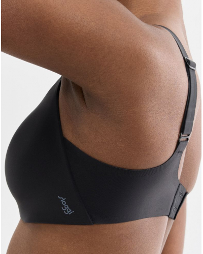 Brassière push-up sans armature Sloggi Zero Feel (Noir)
