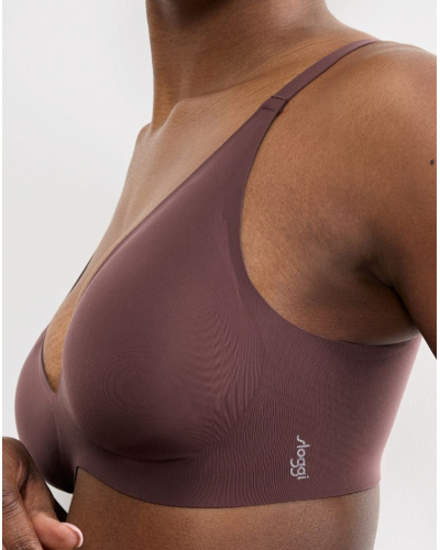 Soutien-gorge push-up sans armature Sloggi Zero Feel (Merlot)