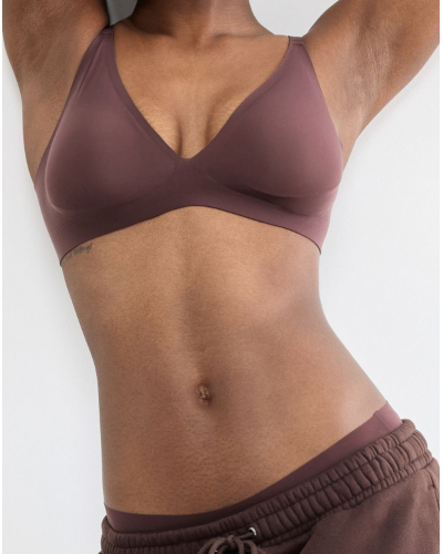 Sujetador sin aros push-up Sloggi Zero Feel (Merlot)