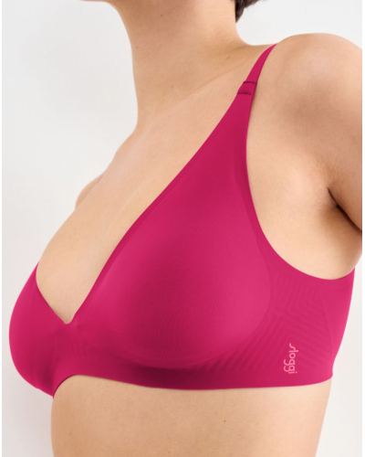 Wireless push-up bra Sloggi Zero Feel (Berry)