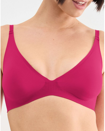 Sujetador sin aros push-up Sloggi Zero Feel (Berry)