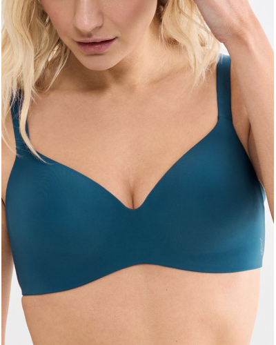 Sostén push-up sin aros Sloggi Zero Feel (Smoky Blue)
