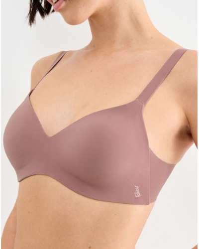 Sostén push-up sin aros Sloggi Zero Feel (Cacao)