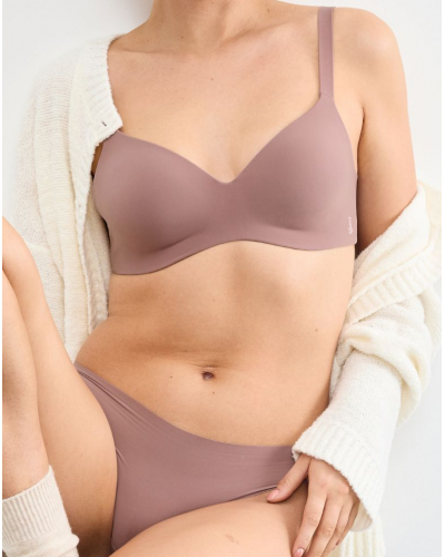 Push-up bralette wireless Sloggi Zero Feel (Cacao)