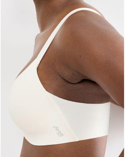 Push-up bralette wireless Sloggi Zero Feel (Silk White)