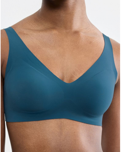 Brassière décolleté plongeant Sloggi ZERO Feel (Smoky Blue)