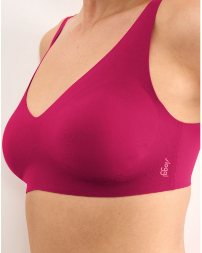 Plunging neckline bra Sloggi ZERO Feel (Berry)