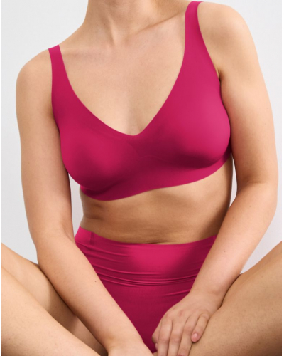Plunging neckline bra Sloggi ZERO Feel (Berry)