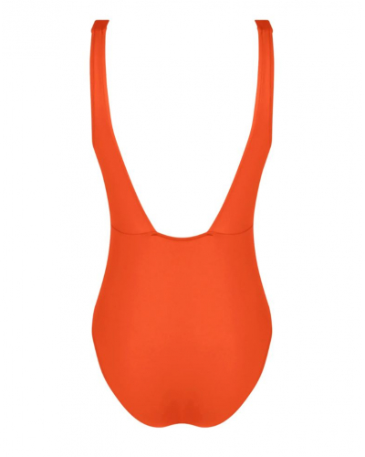 Maillot de bain une pièce maintien ouvert Lise Charmel Sillage Couture (Orange Sillage)