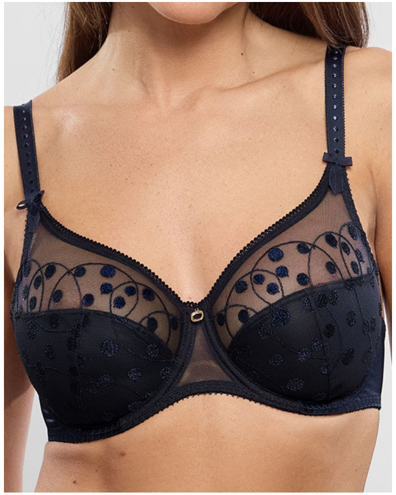 Soutien-gorge classique avec armatures Empreinte Tess (Marine)