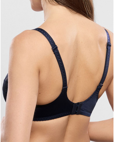 Underwired full cup bra Empreinte Tess (Marine)