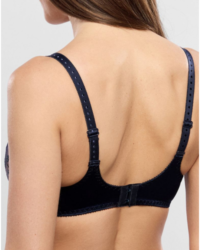 Underwired demi bra Empreinte Tess (Marine)