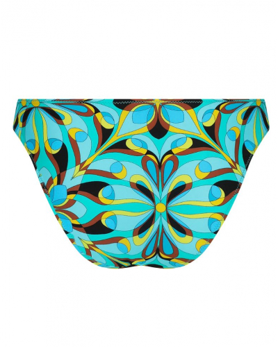 Slip de bain séduction Antigel La Psychédélique (Bleu Vibrant)