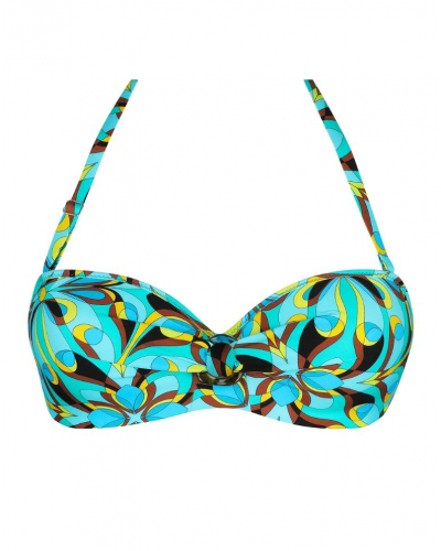 Padded bath bandeau Antigel La Psychédélique (Bleu Vibrant)