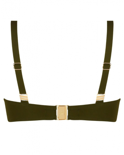 Soutien-gorge de bain coque triangle Lise Charmel Palmier Audace (Kaki Audace)