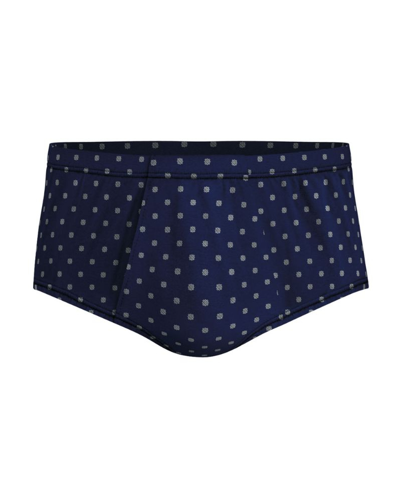 Calzoncillo abrió cintura alta 100% Algodón Eminence Motifs (Marine)
