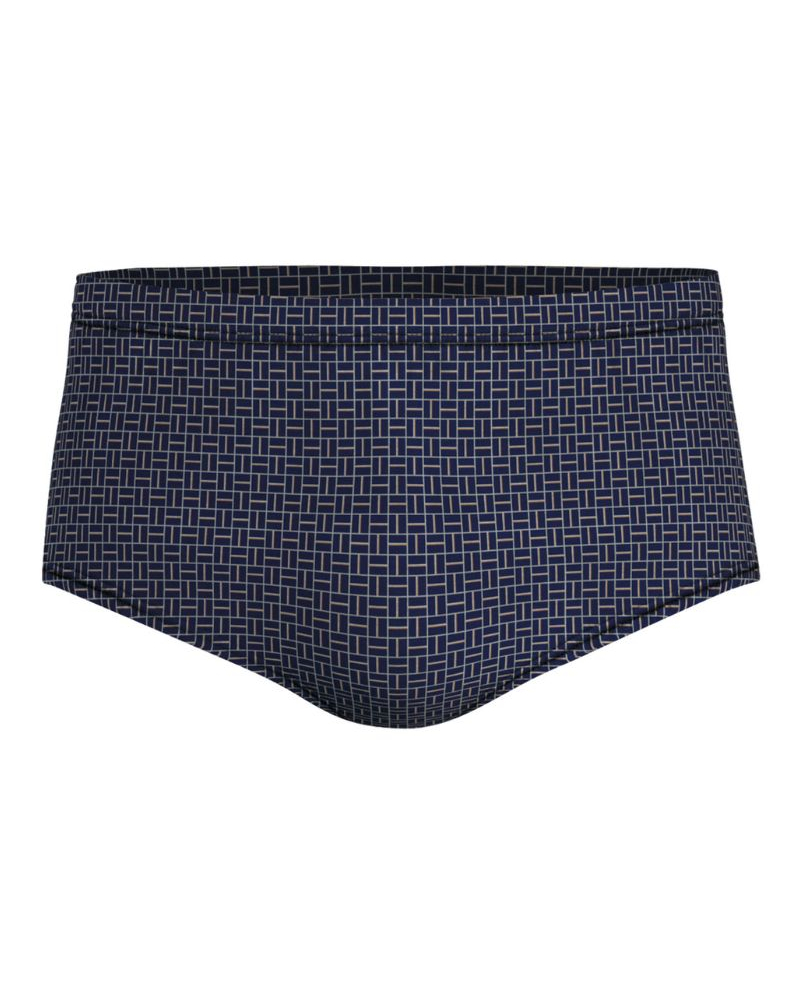 Calzoncillo cerrado de talle alto 100% algodón Eminence Motifs (Marine)