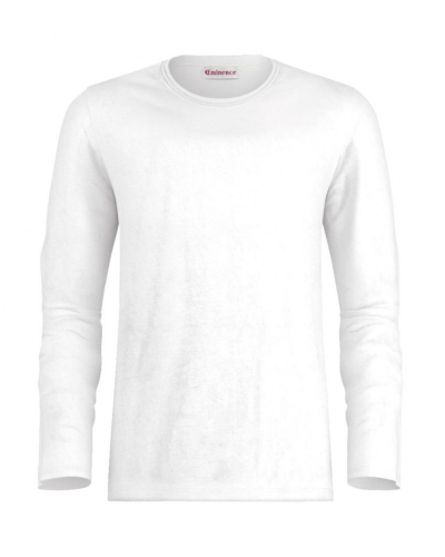 Long-sleeved t-shirt 100% cotton Eminence Interlock (White)