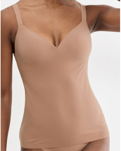 T-shirt push-up V-neck Sloggi Zero Feel Bliss (Nostlagic Brown)