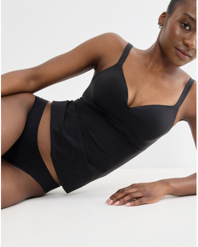 T-shirt push-up V-neck Sloggi Zero Feel Bliss (Black)