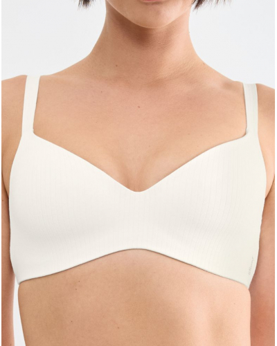 Sostén push-up sin aros modal Sloggi Zero Feel Pure (Silk White)