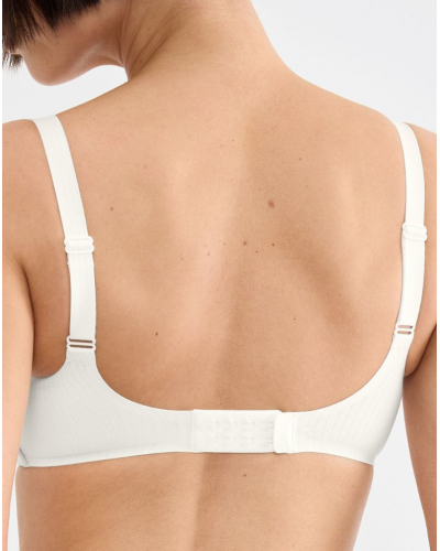Push-up bralette wireless modal Sloggi Zero Feel Pure (Silk White)