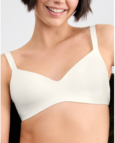 Brassière push-up sans armature modal Sloggi Zero Feel Pure (Silk White)
