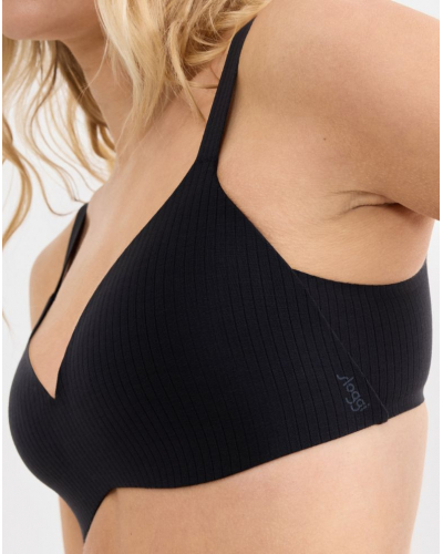 Sostén push-up sin aros modal Sloggi Zero Feel Pure (Negro)