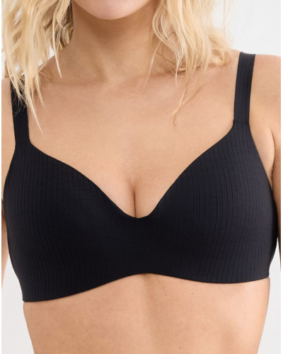 Sostén push-up sin aros modal Sloggi Zero Feel Pure (Negro)